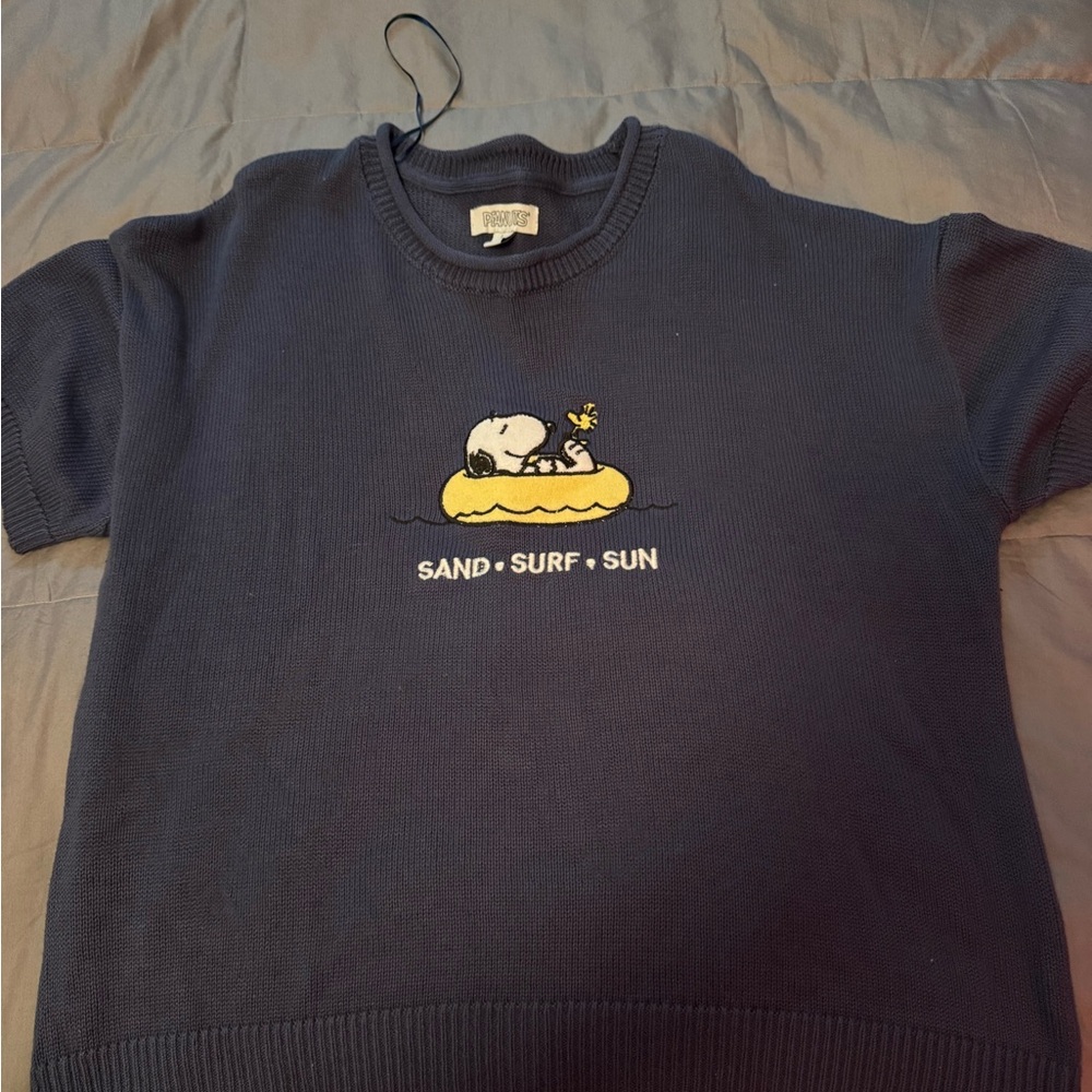 Peanuts Dark Knit Sweater